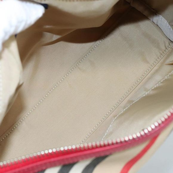 Burberry Nova Check Beige Canvas Handbag (Pre-Owned) - Picture 9 of 16